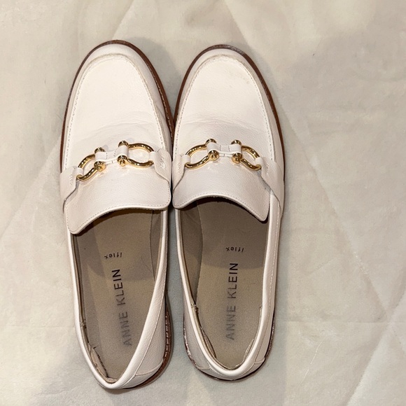 Anne Klein  Loafers with Gold Detailing - Picture 2 of 4